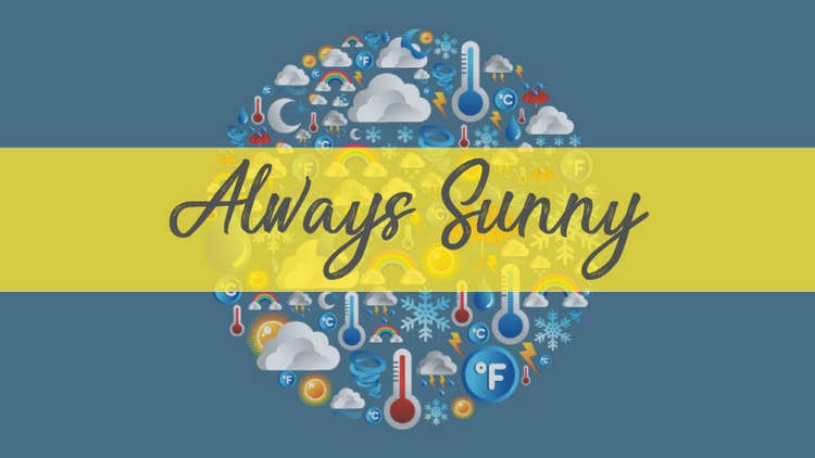 Weather icons for bneefit to mediattion sunny