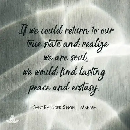 What is our true nature Sant Rajinder Singh