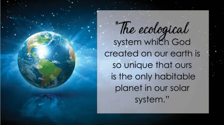 Citation dans l'espace pour la méditation de Rajinder Singh sur la Terre