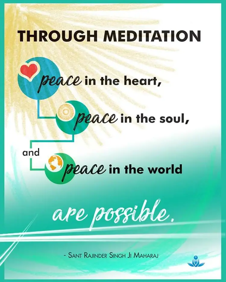 peace at all levels thorugh meditation