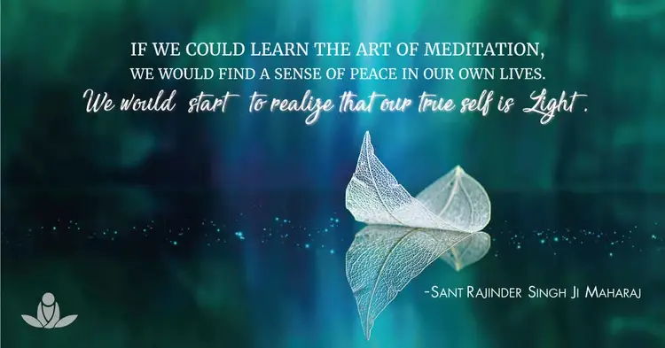 calm water for art of meditation