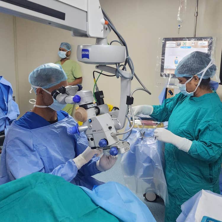 Free annual eye surgery camp, Delhi