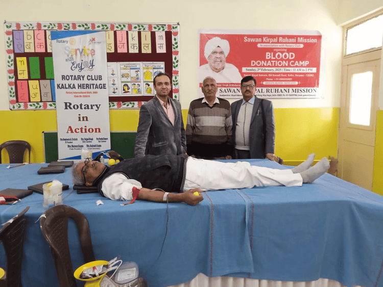 Blood donation camp