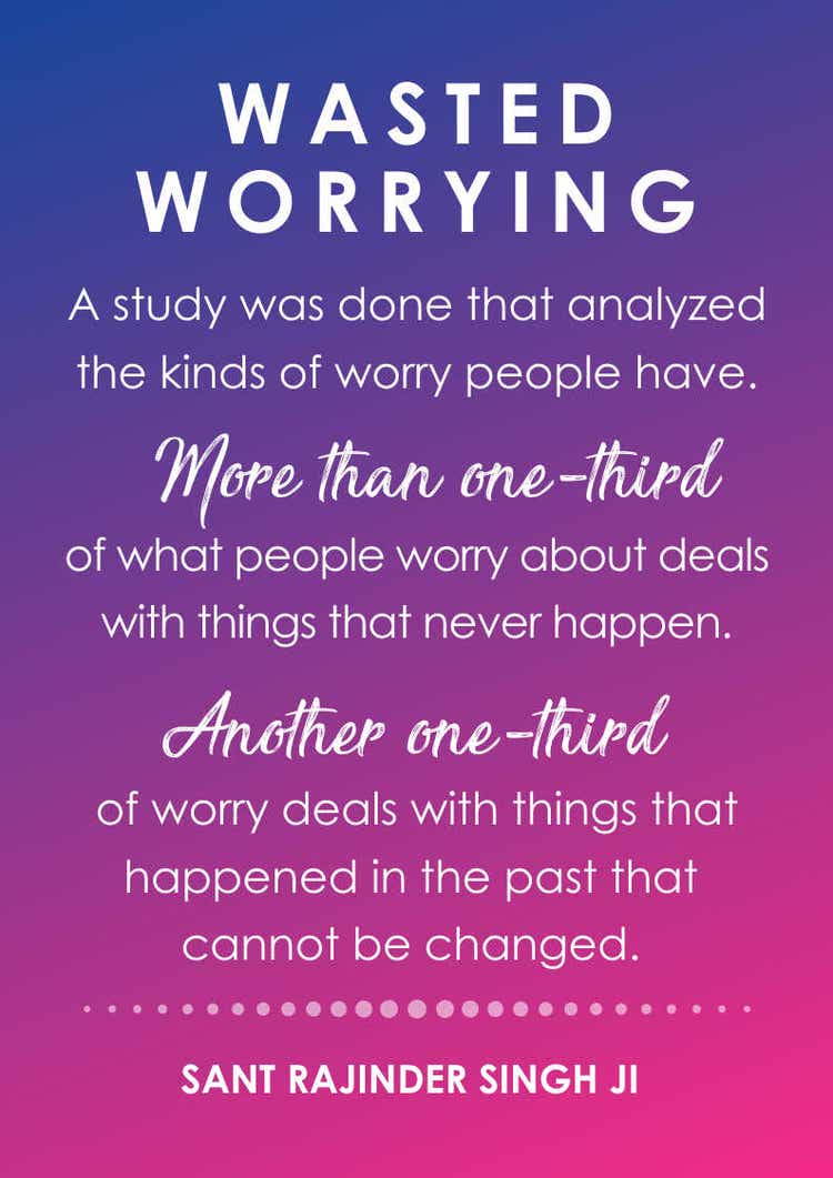 quote no worrying benefit to meditation