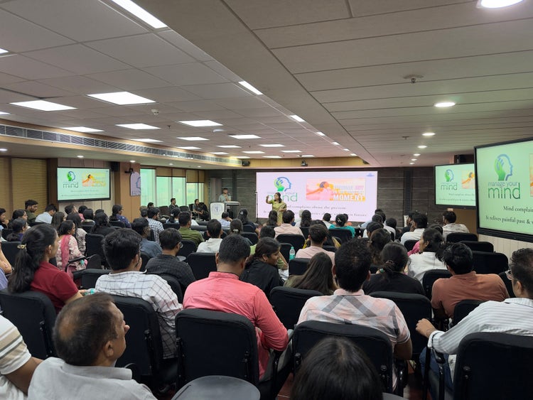 Corporate outreach — free meditation workshops