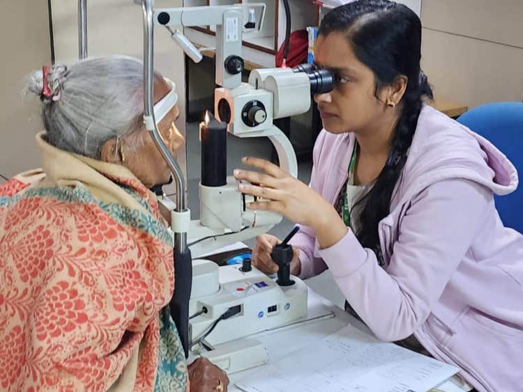 Free eye check-up camp