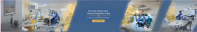 Free Eye Check-Up & Cataract Surgeries Camp — A Science of Spirituality Initiative. Learn More