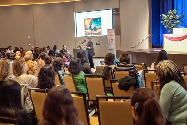 Women's meditation retreat -- Divine Beauty -- held at the Science of Spirituality International Meditation Center