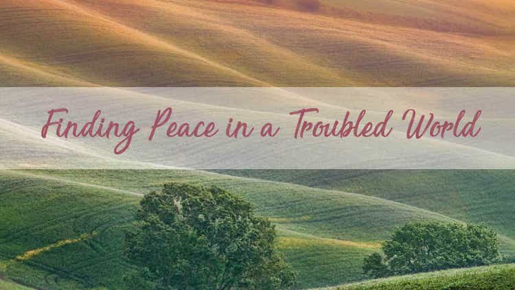 finding peace meditation scene