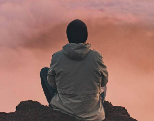 person meditating for international day of meditation